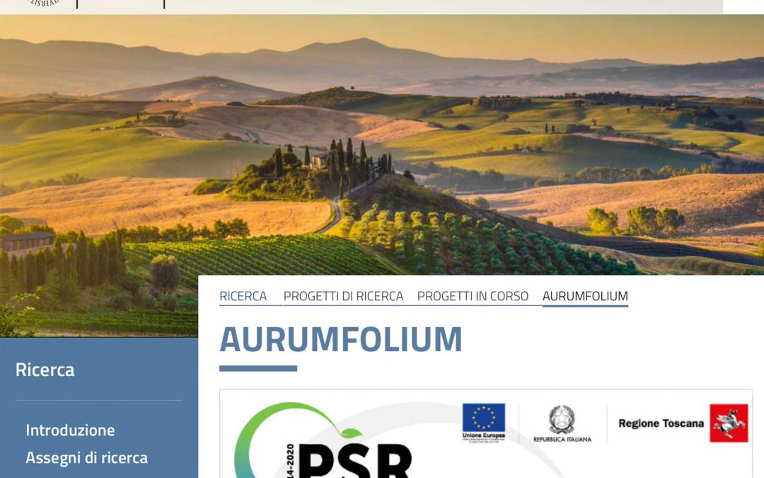 AURUMFOLIUM sul sito del DAGRI